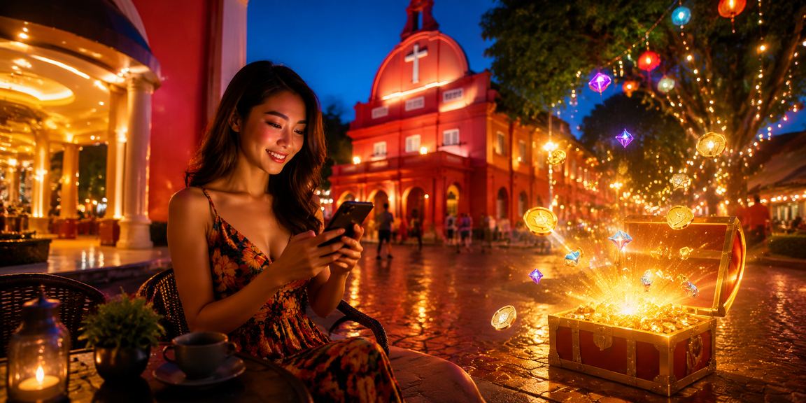 Pengguna meis3d di Melaka mengakses platform dengan privasi terjamin melalui telefon pintar